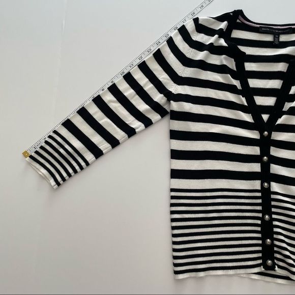 [white house black market] stripe cardigan - Picture 12 of 15